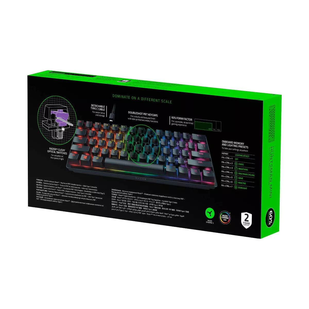 Razer Huntsman Mini Gaming Keyboard for PC - Black