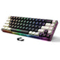 Wireless Gaming Keyboard Rechargeable Backlit Gaming Keyboard 68 Keys Membrane Keyboard for PC English/Spanish Layout