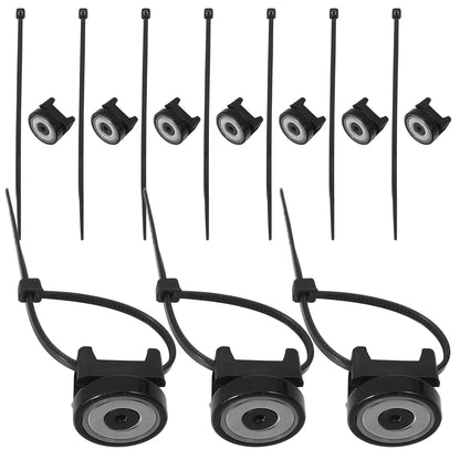 10Pcs Magnetic Cable Tie Magnetic Cable Ties Mount Stable Cable Tie Cable Zip Tie Cable Organizer