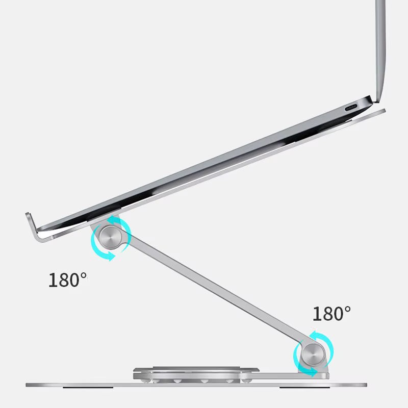 Laptop Stand Rotatable Foldable Aluminum Alloy Notebook Holder Compatible Macbook Air Pro 14 Huawei Xiaomi Laptop Bracket