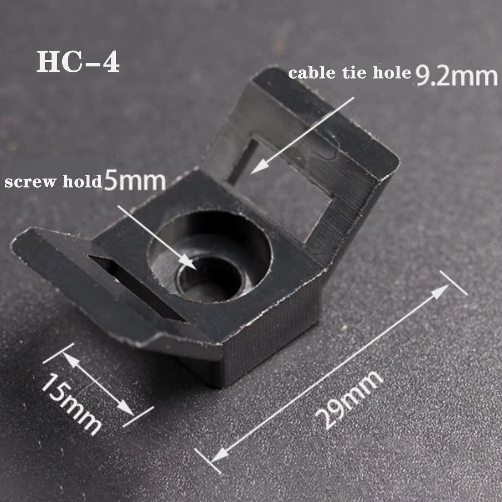 Wire Arrangement Cable Tie Mounts Cable Clips Clamp for Wire Adjustable Cable Mount Fix Cable Tie Holder Clips Cable Organizer