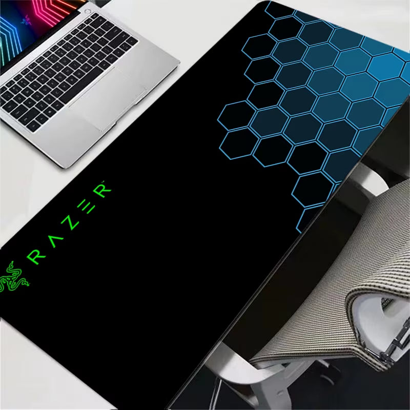 Mouse Pad Computer Laptop Anime Hexagon Keyboard Mouse Mat Large  Mousepad Keyboards Gamers Decoracion New Desk Mat