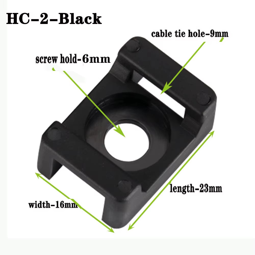 Wire Arrangement Cable Tie Mounts Cable Clips Clamp for Wire Adjustable Cable Mount Fix Cable Tie Holder Clips Cable Organizer