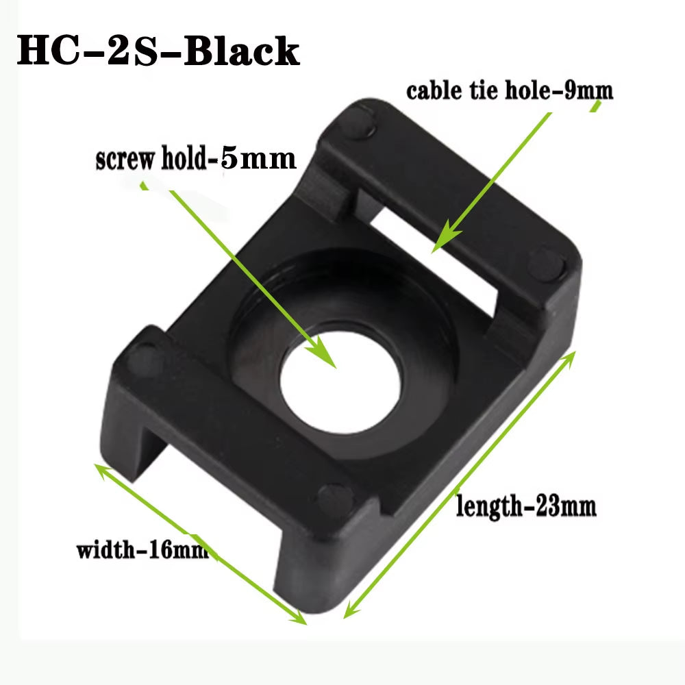 Wire Arrangement Cable Tie Mounts Cable Clips Clamp for Wire Adjustable Cable Mount Fix Cable Tie Holder Clips Cable Organizer