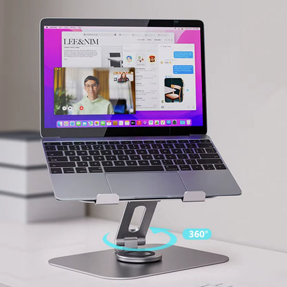 Laptop Stand Rotatable Foldable Aluminum Alloy Notebook Holder Compatible Macbook Air Pro 14 Huawei Xiaomi Laptop Bracket