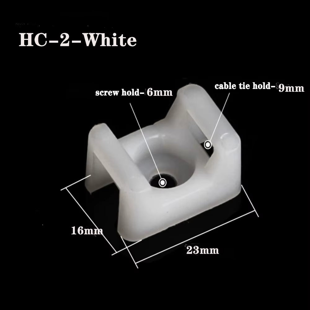 Wire Arrangement Cable Tie Mounts Cable Clips Clamp for Wire Adjustable Cable Mount Fix Cable Tie Holder Clips Cable Organizer