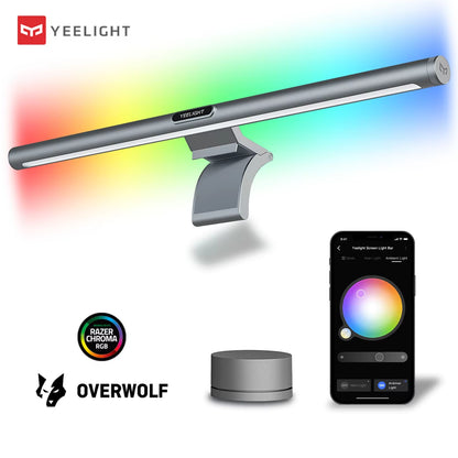 Monitor Light Bar Pro,Smart Computer Monitor Light with RGB Backlight Work with Alexa & Google Home,Razer Chroma