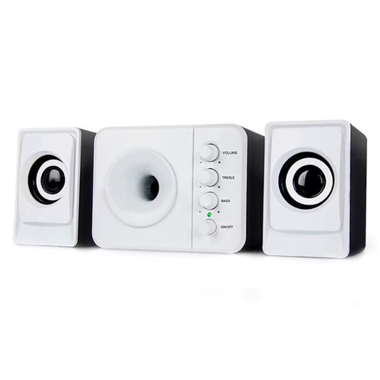 2.1 Usb-Powered Desktop Speakers, Knob Control, Computer Stereo Speaker with Subwoofer Gaming and Multimedia PC Speakers