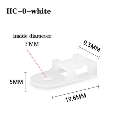 Wire Arrangement Cable Tie Mounts Cable Clips Clamp for Wire Adjustable Cable Mount Fix Cable Tie Holder Clips Cable Organizer