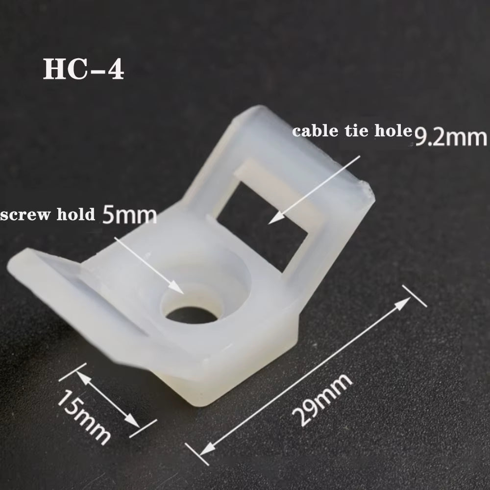 Wire Arrangement Cable Tie Mounts Cable Clips Clamp for Wire Adjustable Cable Mount Fix Cable Tie Holder Clips Cable Organizer