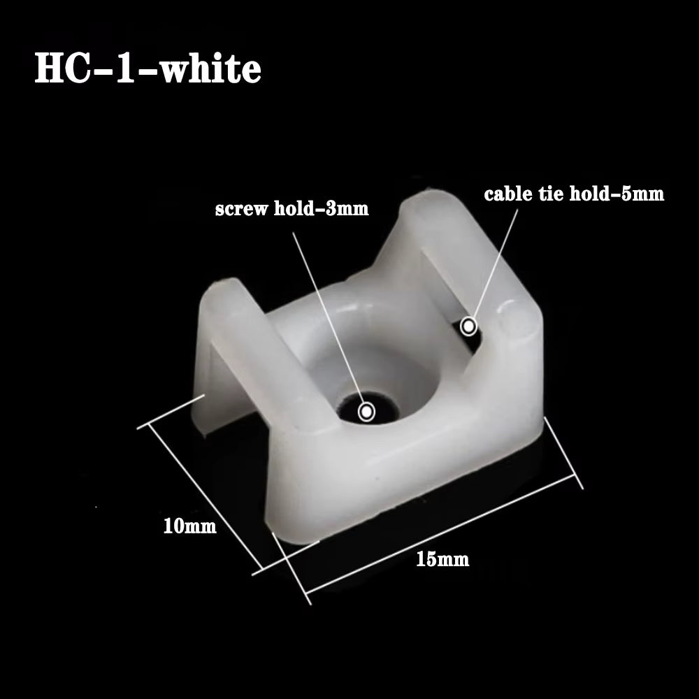 Wire Arrangement Cable Tie Mounts Cable Clips Clamp for Wire Adjustable Cable Mount Fix Cable Tie Holder Clips Cable Organizer