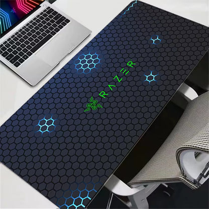 Mouse Pad Computer Laptop Anime Hexagon Keyboard Mouse Mat Large  Mousepad Keyboards Gamers Decoracion New Desk Mat