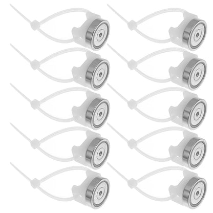10Pcs Magnetic Cable Tie Magnetic Cable Ties Mount Stable Cable Tie Cable Zip Tie Cable Organizer
